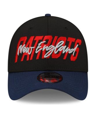 Men's Black, Navy New England Patriots 2022 NFL Draft 39THIRTY Flex Hat
