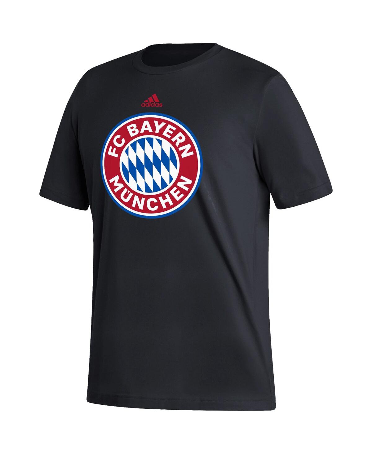 Men's adidasBayern Munich Vertical Back T-shirt - Black