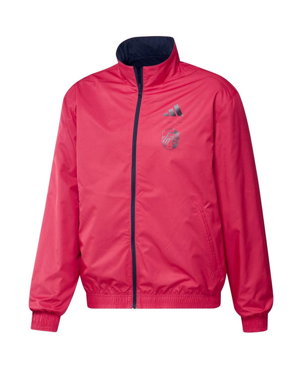 Men's adidas Red St. Louis City Sc 2023 On-Field Anthem Full-Zip Reversible Team Jacket - Red