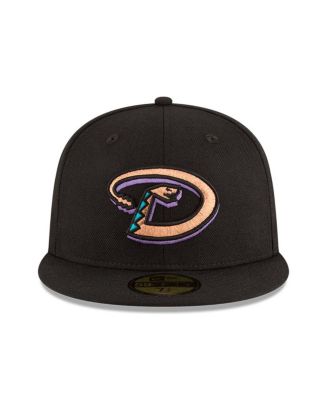Men's Black Arizona Diamondbacks 2001 World Series Wool 59FIFTY Fitted Hat