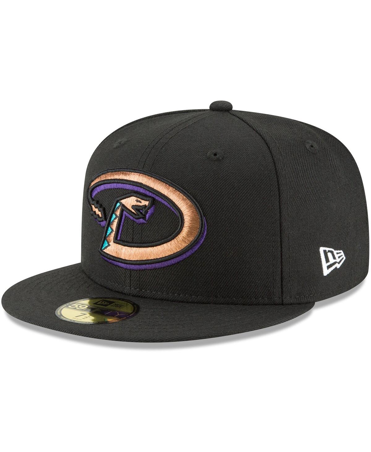 Men's New Era Black Arizona Diamondbacks Cooperstown Collection Wool 59FIFTY Fitted Hat