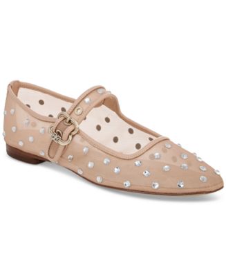 Sam Edelman Women's Michaela Shine Mary Jane Flats - Macy's