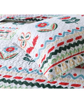 100% Cotton Kids Quilt Bedspread Set for Teens Girls Bedding LiTa - Twin