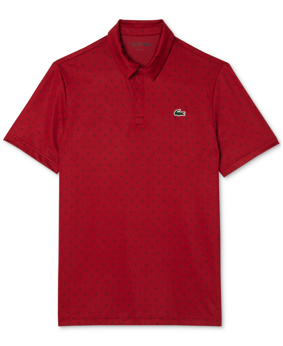 Lacoste Men's Regular-fit Golf Performance Polo In Iqf Ora,marine