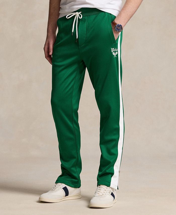 POLO RALPH LAUREN GRAPHIC FLEECE JOGGER PANT, Green Men's Casual Pants