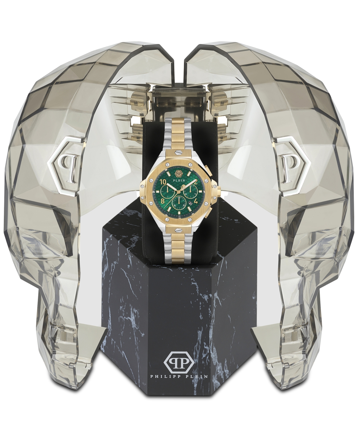 Philipp Plein Plein Chrono Royal Bracelet Watch In Two Tone
