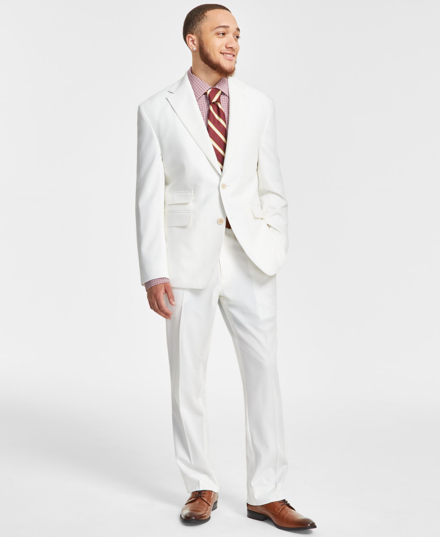 Men's Classic-Fit Solid Suit Separate Jacket
