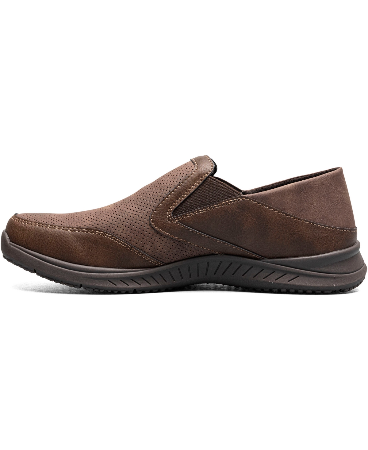 Nunn Bush Men's Conway Ez Moc Toe Slip On Shoes