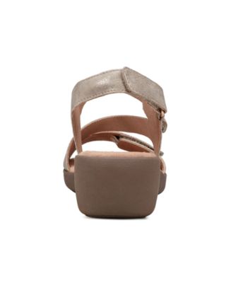 Women's Kimberly Strappy Low Wedge Sandals