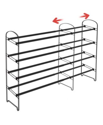 4-Tier Expandable Shoe Rack
