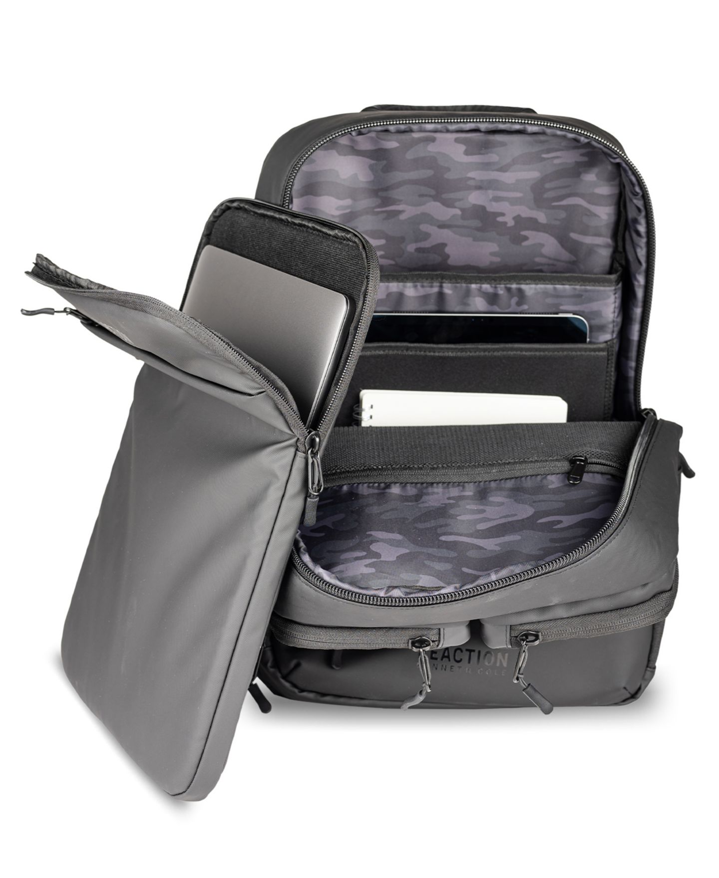 Рюкзак Kenneth Cole Reaction Ryder 17" Laptop with Removable Laptop Sleeve, цвет: Чёрный — фото 3