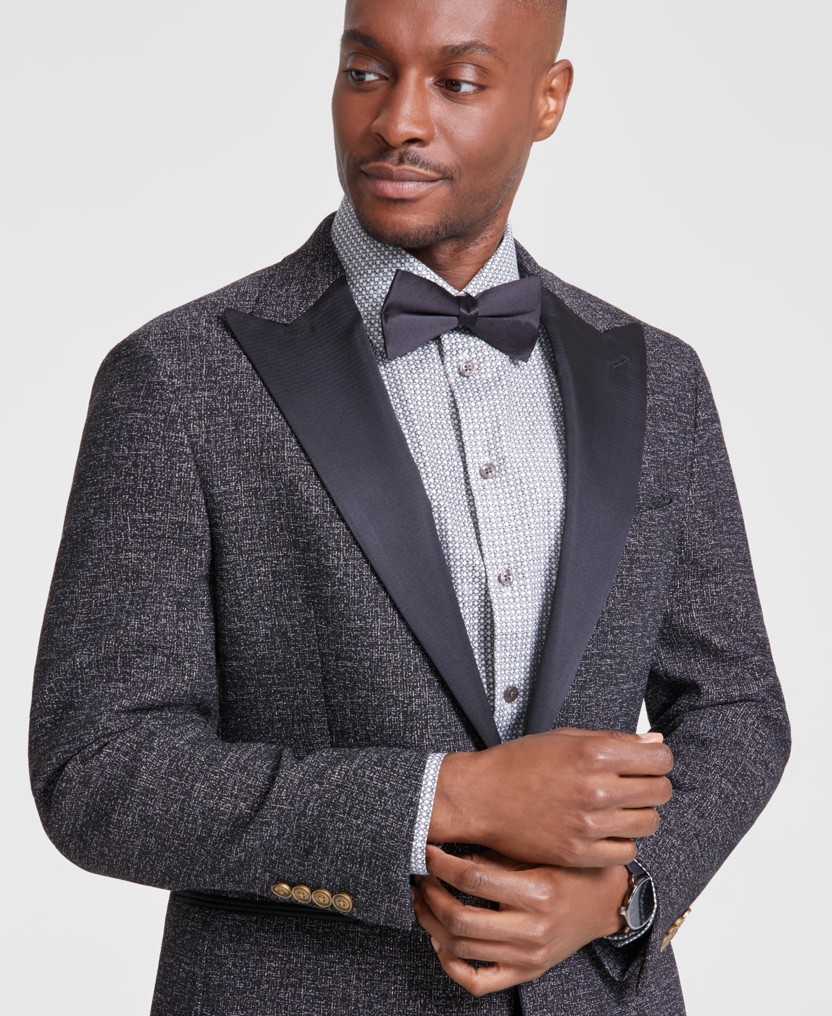 Tallia Men's Slim-Fit Jacquard Sport Coat -gold
