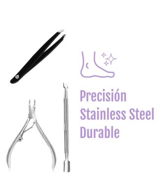Precision Perfection Bundle: Slant Tip Tweezer + Salon-Grade Nail Care Kit