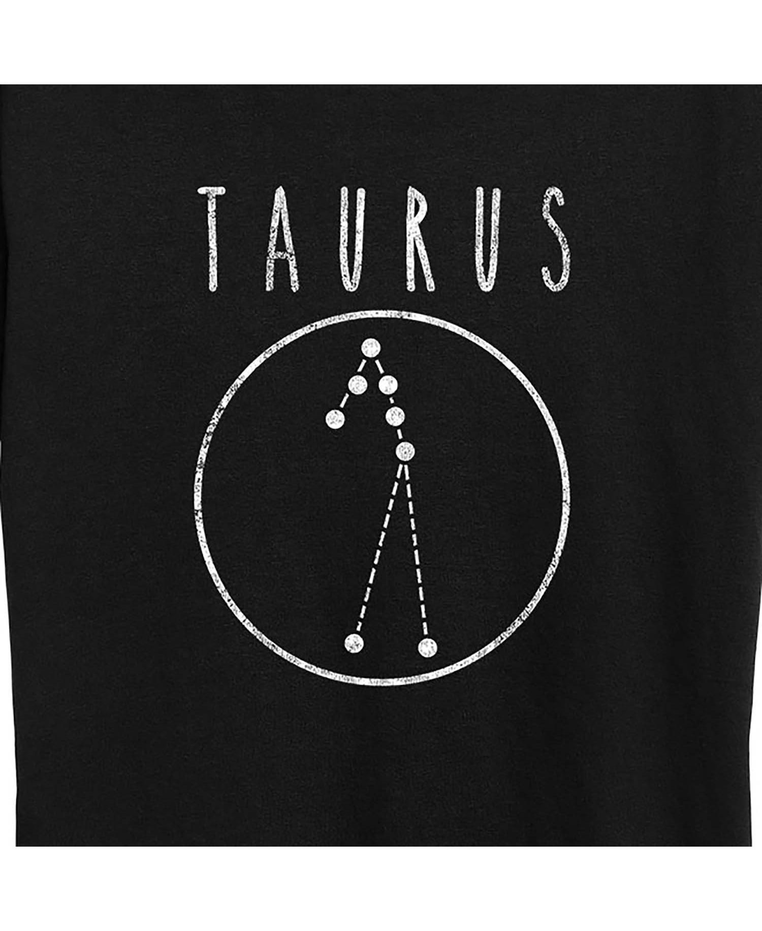 Trendy Plus Size Astrology Taurus Graphic T-shirt