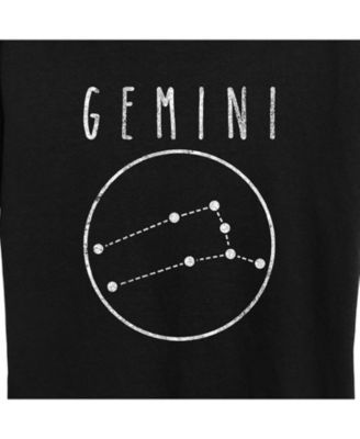 Trendy Plus Size Astrology Gemini Graphic T-shirt