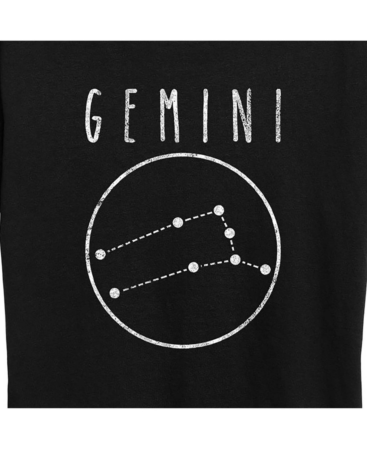 Hybrid Apparel Trendy Plus Size Astrology Gemini Graphic T-shirt