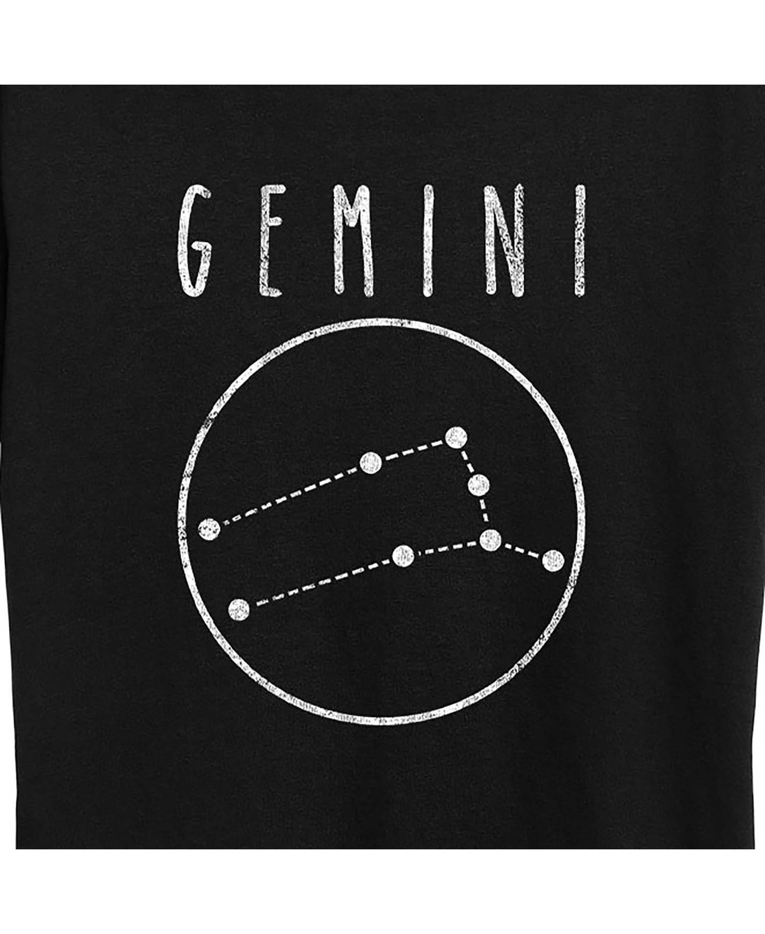 Trendy Plus Size Astrology Gemini Graphic T-shirt