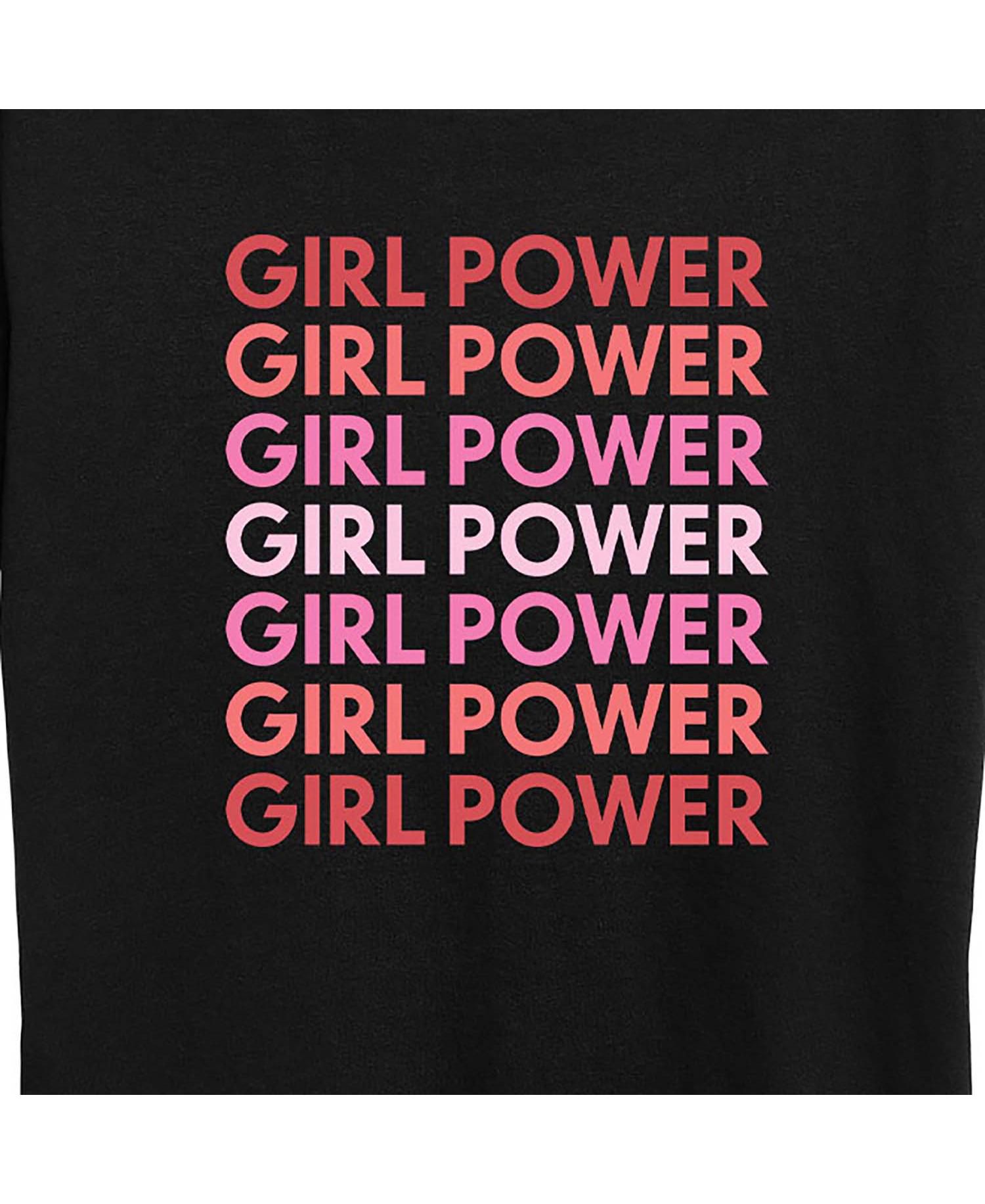 Trendy Plus Size Girl Power Graphic Short Sleeve T-shirt