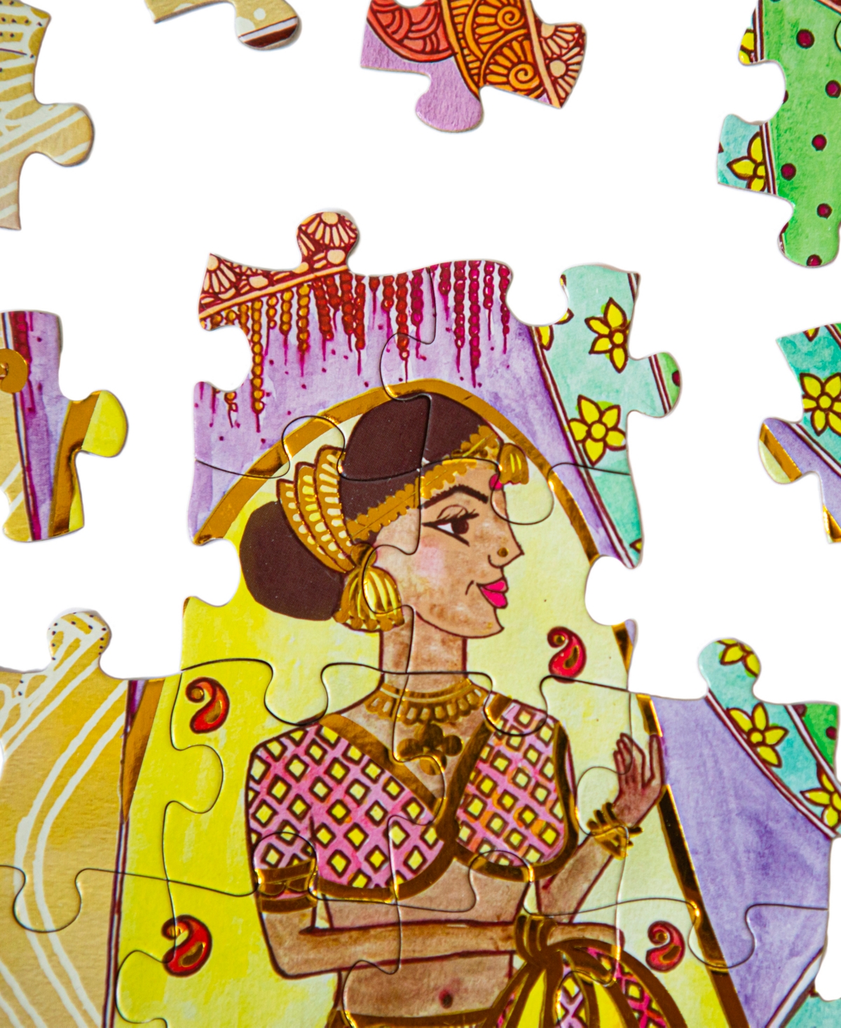 Kulture Khazana Mehndi Stories Henna Jigsaw Puzzle, 252 Pieces