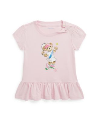 STRETCH JERSEY T-SHIRT DRESS, BABY