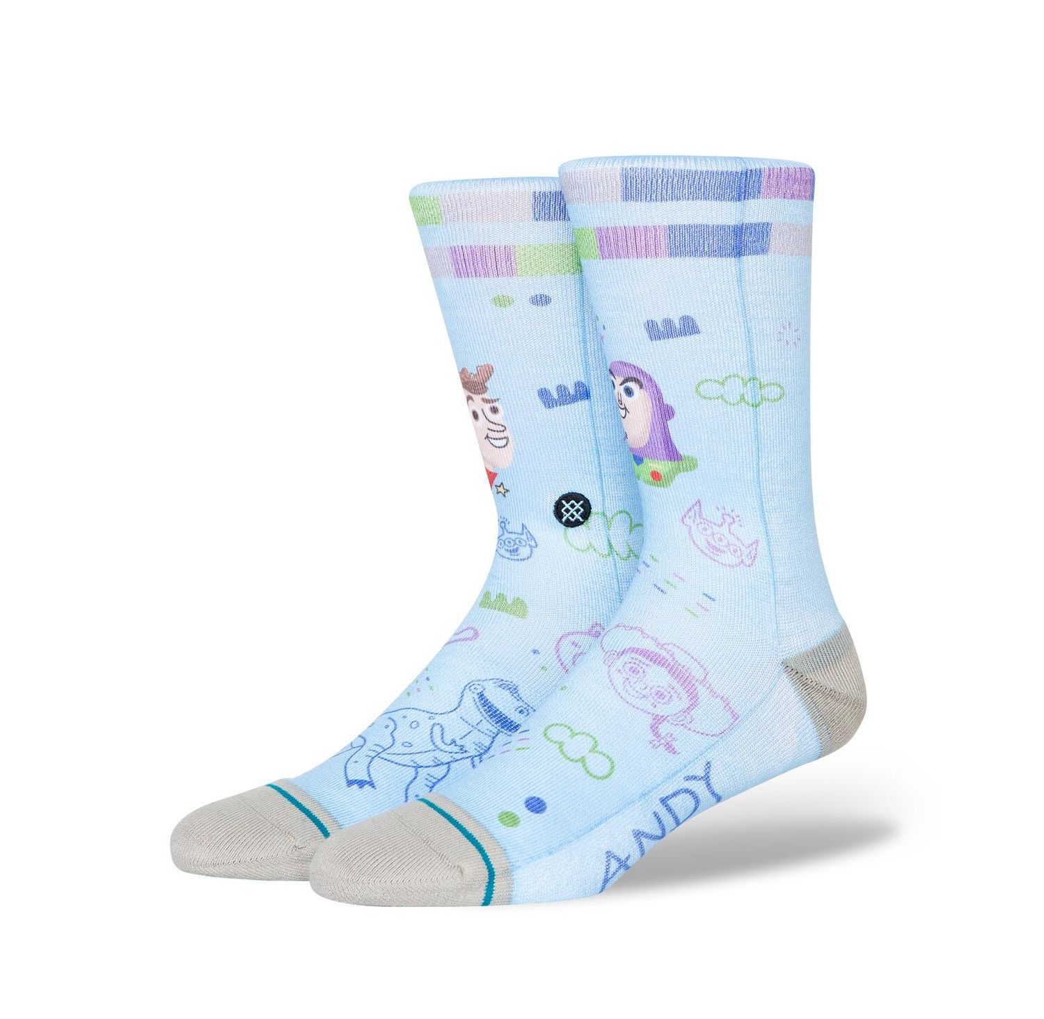 Men's and Women's Story FreshTek Crew Socks