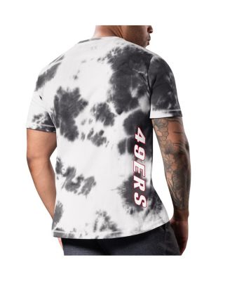 Men's Black San Francisco 49ers Freestyle Tie-Dye T-shirt
