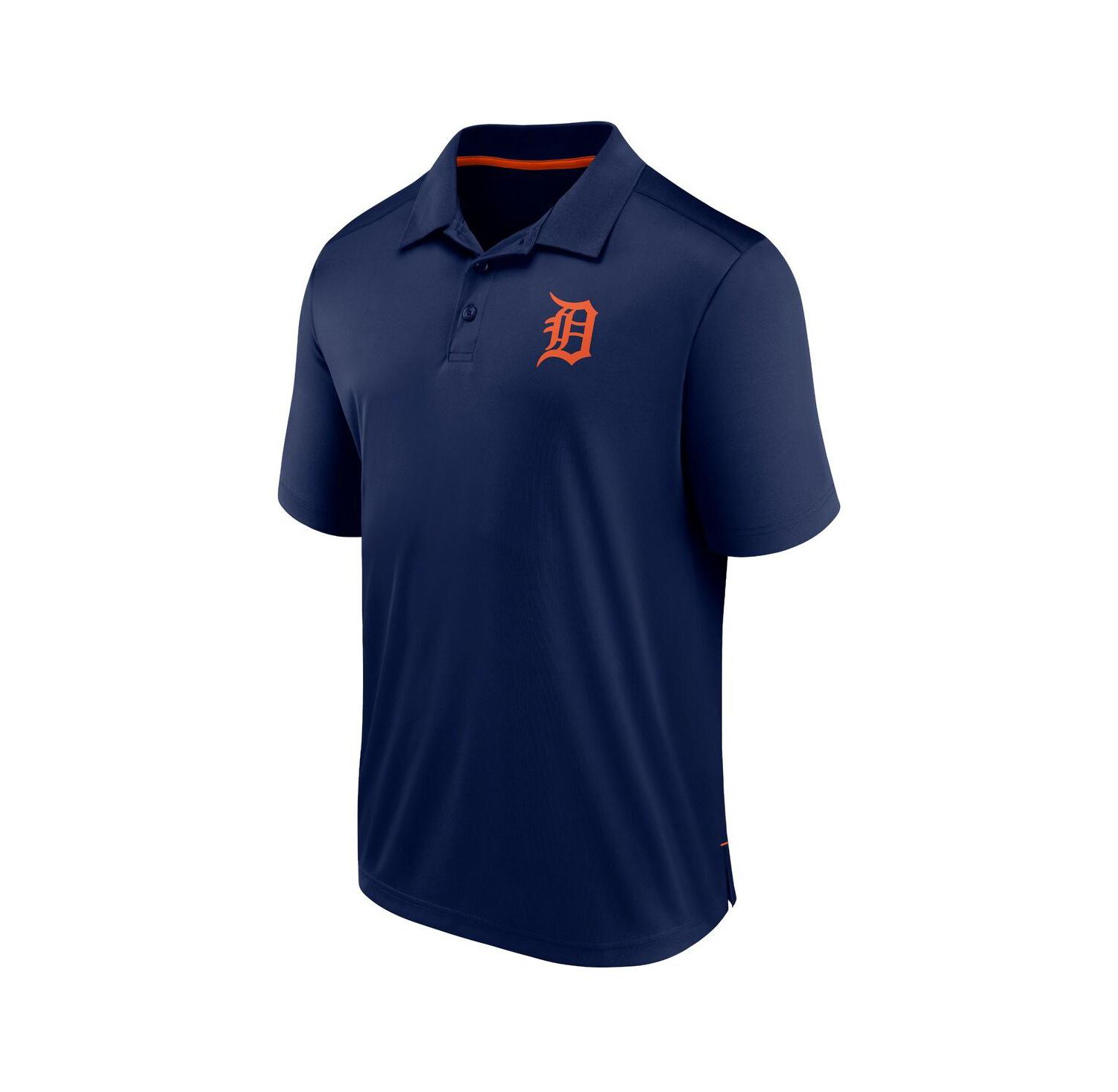 Men's Navy Detroit Tigers Fitted Polo Shirt