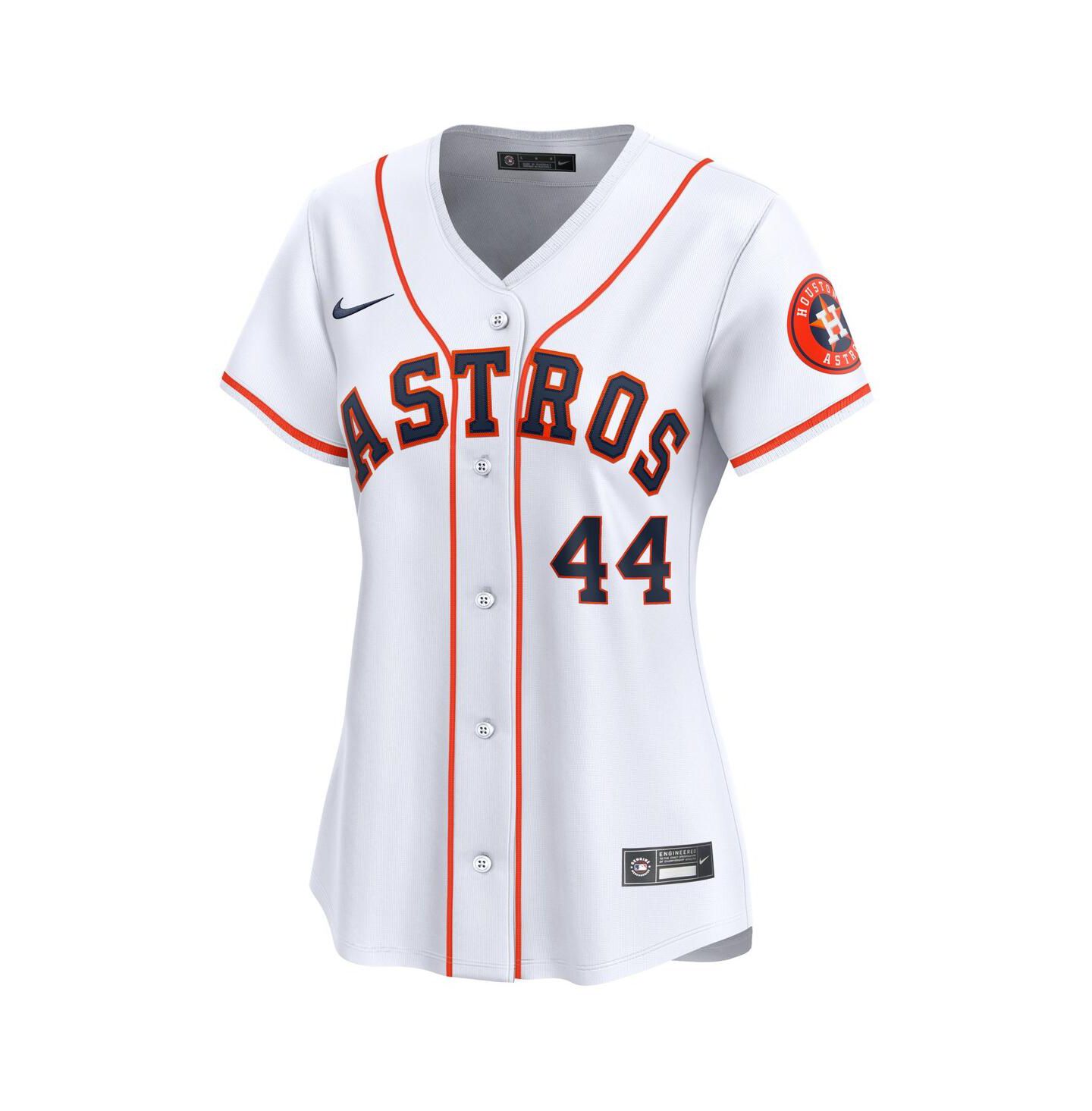 Женский топ Nike Yordan Alvarez White Houston Astros Home Limited Player Jersey — фото 2