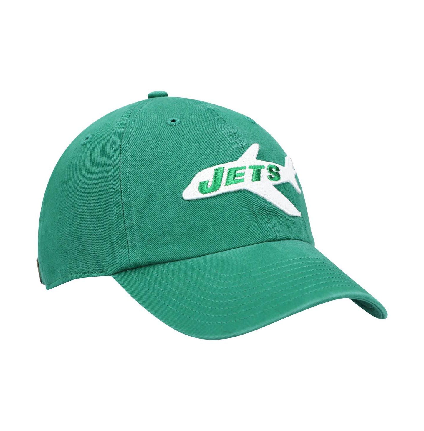 Мужская кепка '47 Brand Green New York Jets Clean Up Legacy Adjustable Hat — фото 3