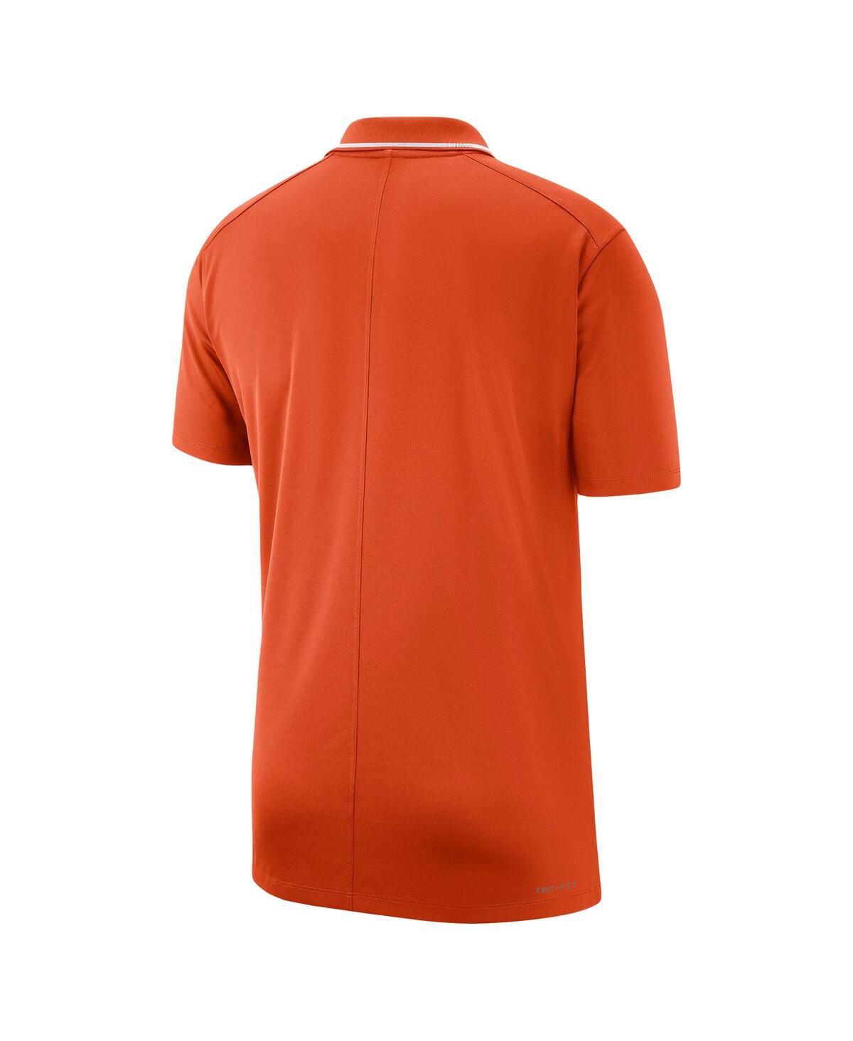 Shop Nike Men's  Orange Clemson Tigers 2023 Coaches Performance Polo Shirt