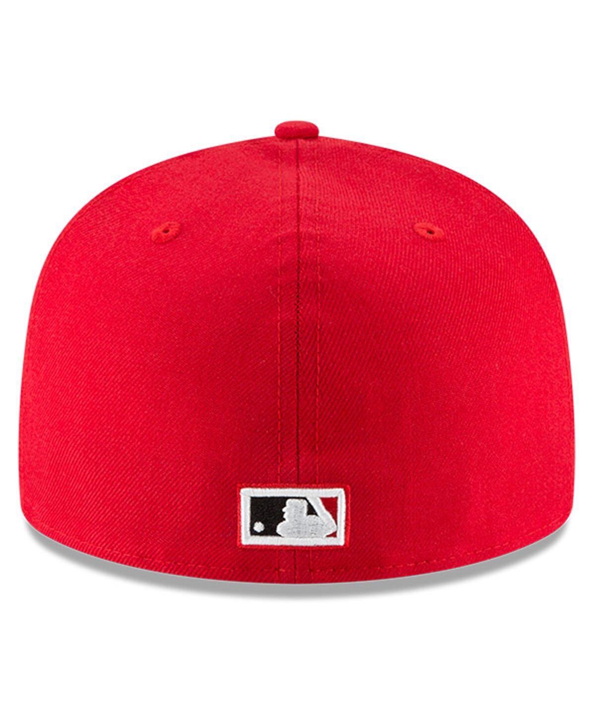 Men's New EraCincinnati Reds Cooperstown Collection Wool 59FIFTY Fitted Hat - Red