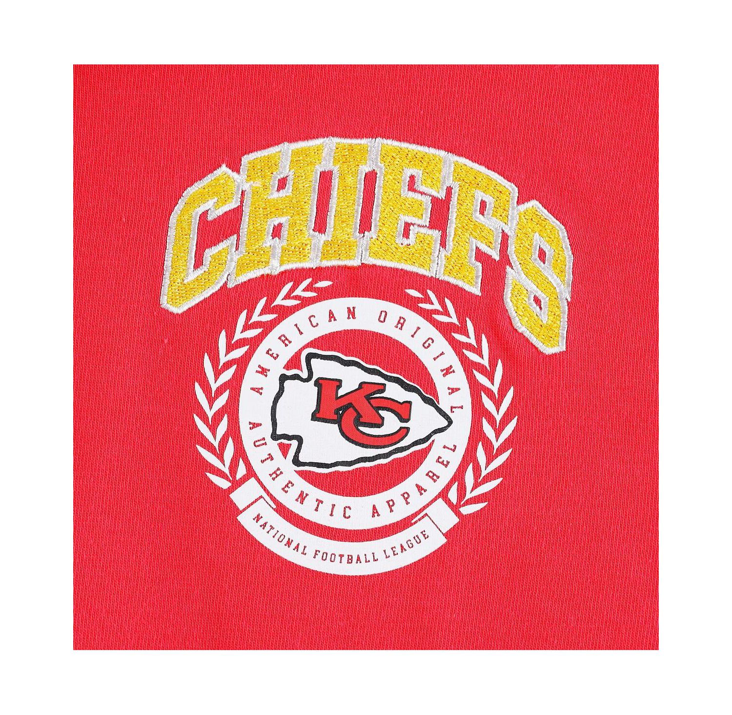 Men's Red Kansas City Chiefs Cody Long Sleeve Polo Shirt