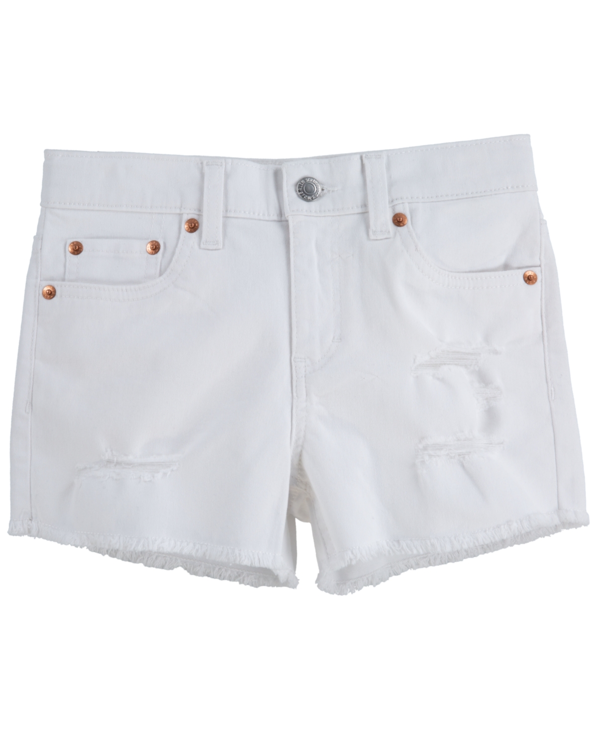 Levi's Little Girls Girlfriend Mid Rise Shorts