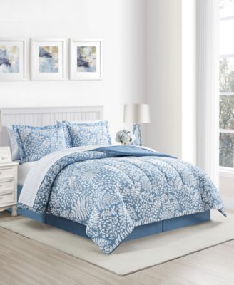 Botanica 8-Pc. Printed Reversible Comforter Set