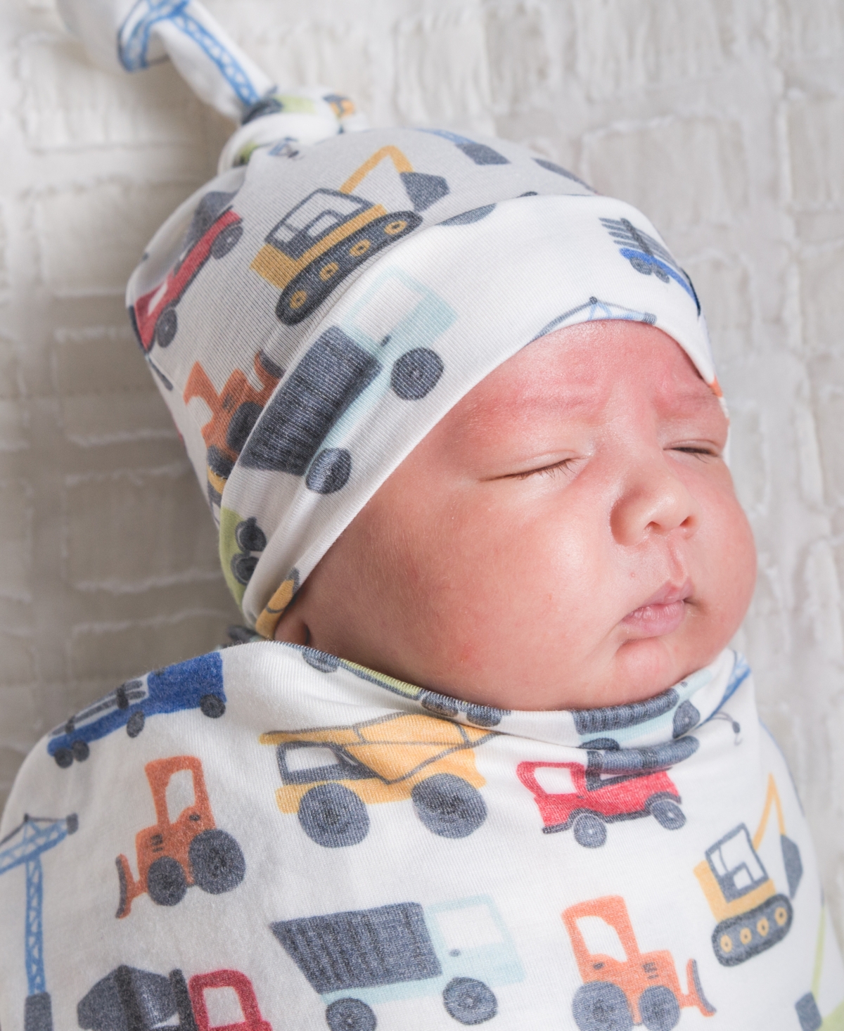 Copper Pearl Baby Top Knot Hat
