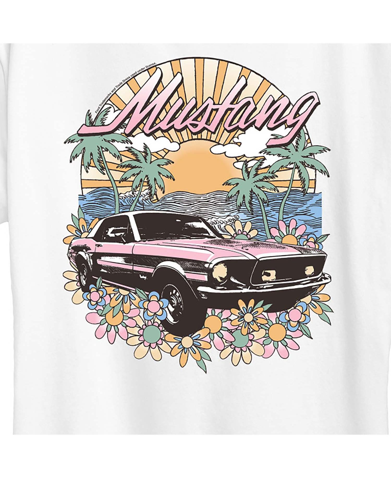Trendy Plus Size Ford Mustang Graphic T-Shirt
