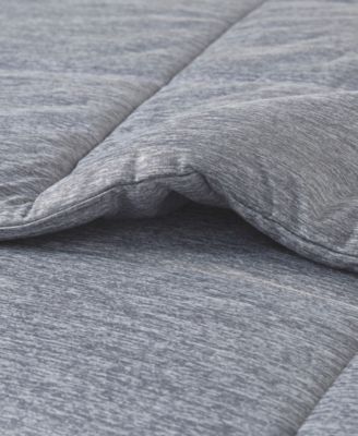 Comfort Cool Jersey Knit Oversized Down Alternative Comforter, Full/Queen
