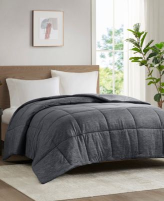 Comfort Cool Jersey Knit Oversized Down Alternative Comforter, King/California King