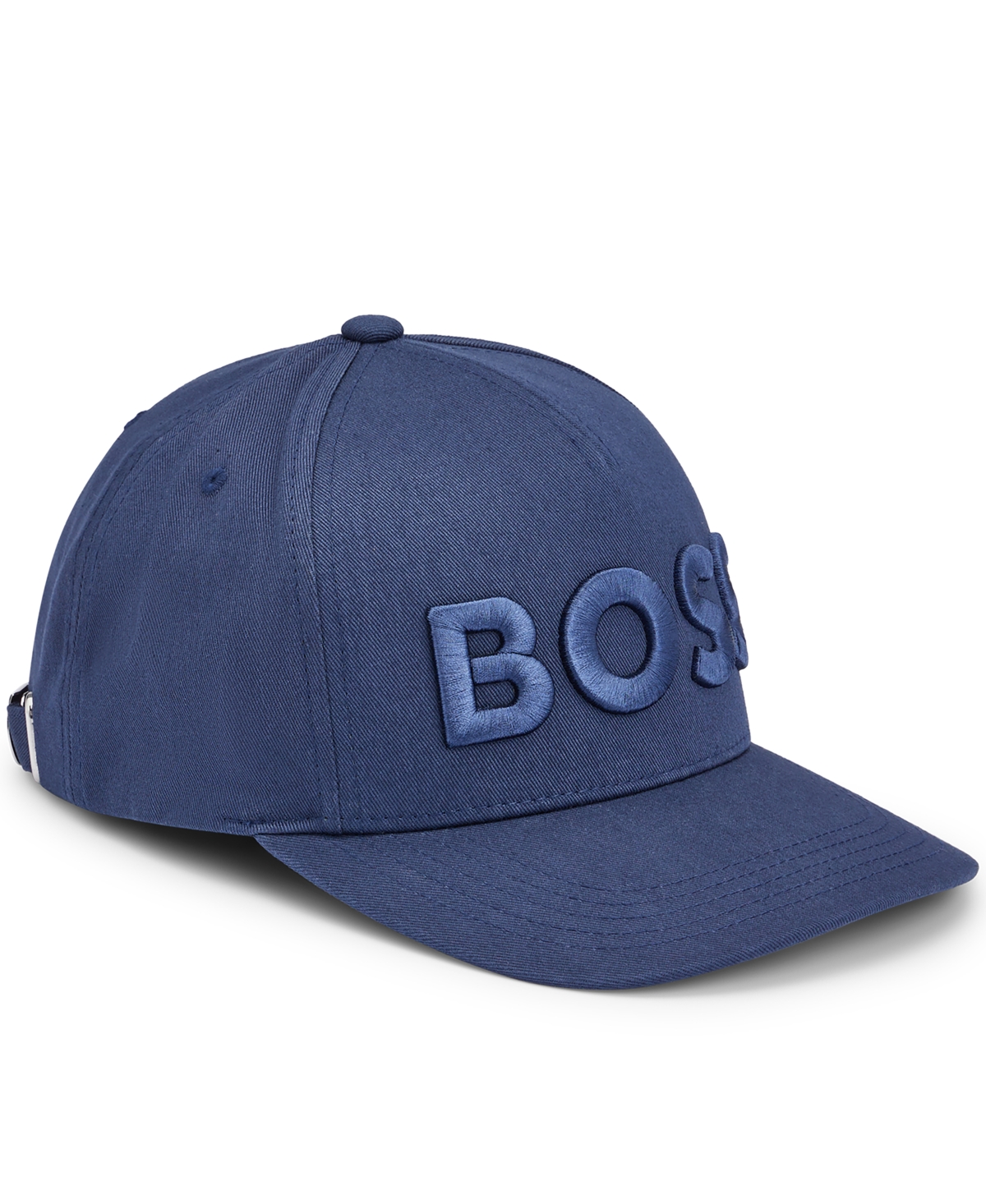 Shop Hugo Boss Boss By  Men's Embroidered Logo Five-panel Cap In Dark Blue