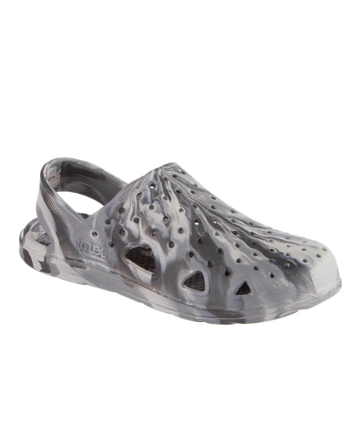Shop Totes Little And Big Kids Lightweight Sol Bounce Splash And Play Clogs In Gray Multi