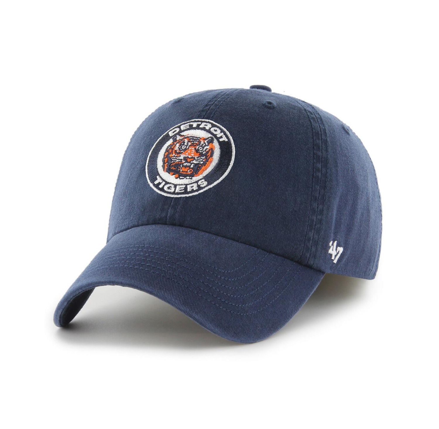 Men's Navy Detroit Tigers Cooperstown Collection Franchise Fitted Hat