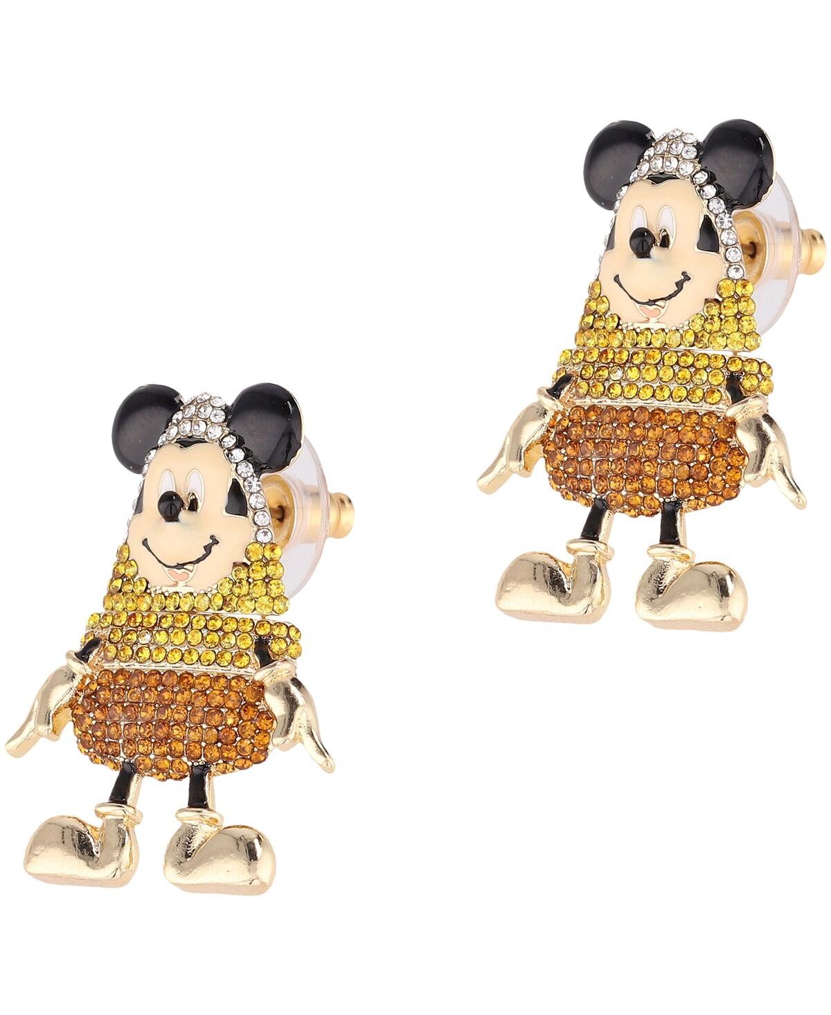 Shop Baublebar Women's  Mickey Mouse Candy Corn Earrings In Orange