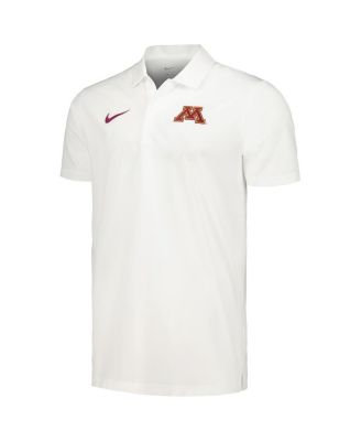 Men's White Minnesota Golden Gophers Sideline Polo Shirt