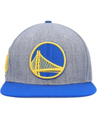 Men's Gray, Royal Golden State Warriors Classic Logo Two-Tone Snapback Hat
