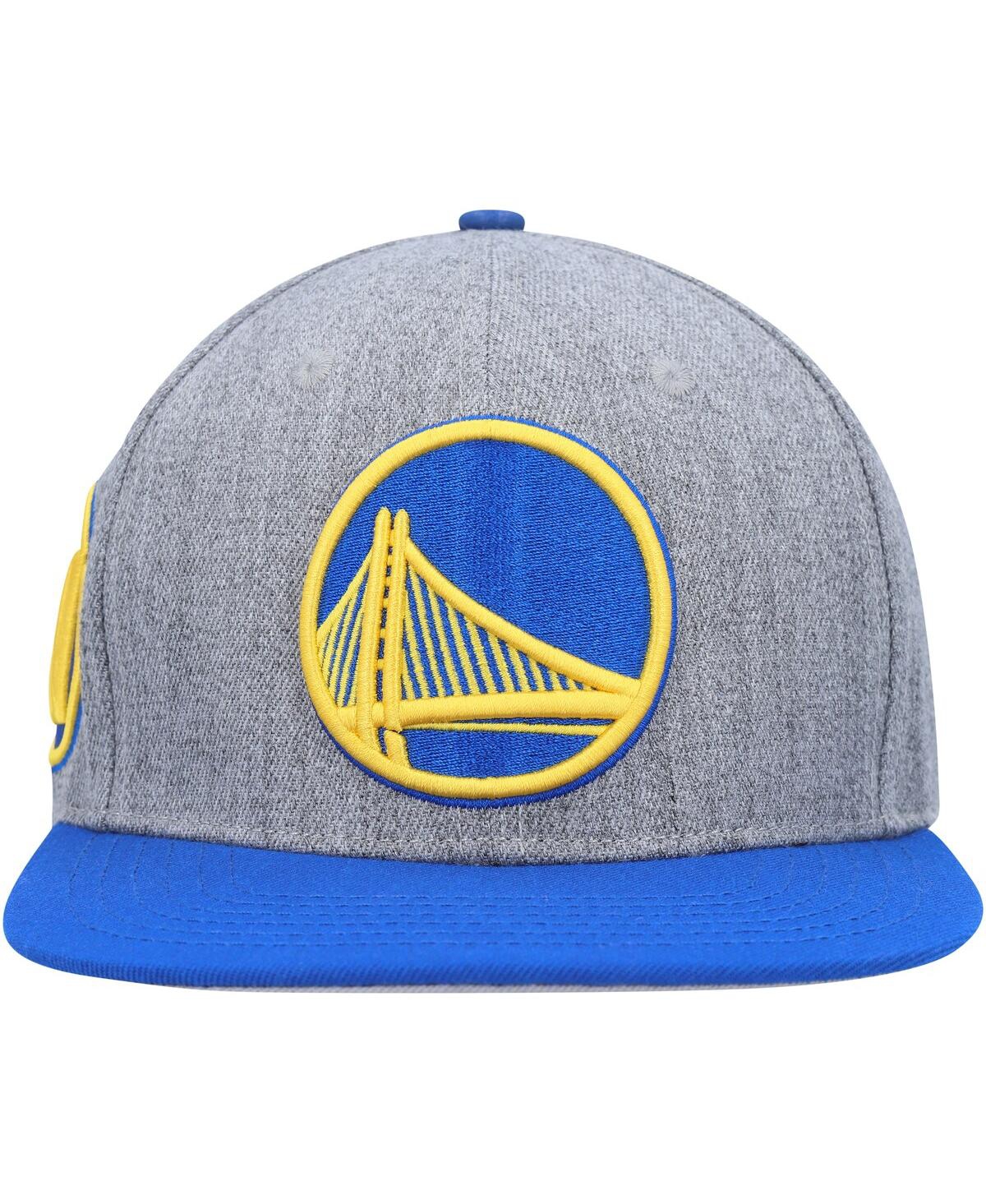 Shop Pro Standard Men's  Gray, Royal Golden State Warriors Classic Logo Two-tone Snapback Hat In Gray,royal