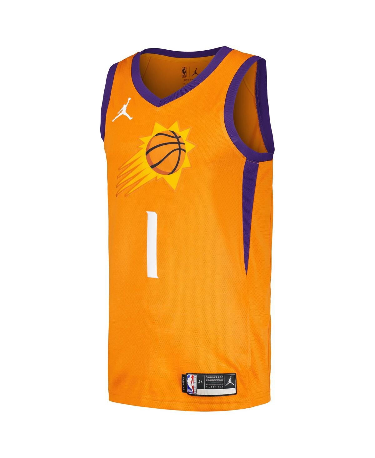 Men's Jordan Devin BookerPhoenix Suns Swingman jersey Player Jersey - Statement Edition - Orange