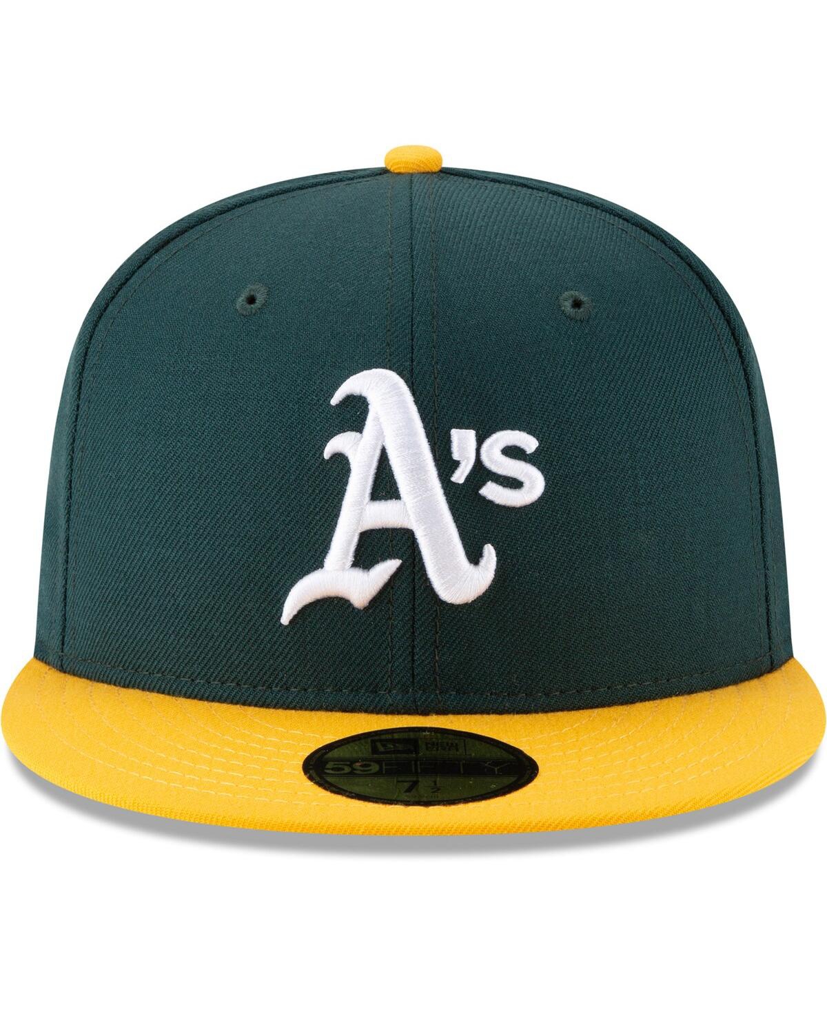 Shop New Era Men's  Green Oakland Athletics 1989 World Series Wool 59fifty Fitted Hat