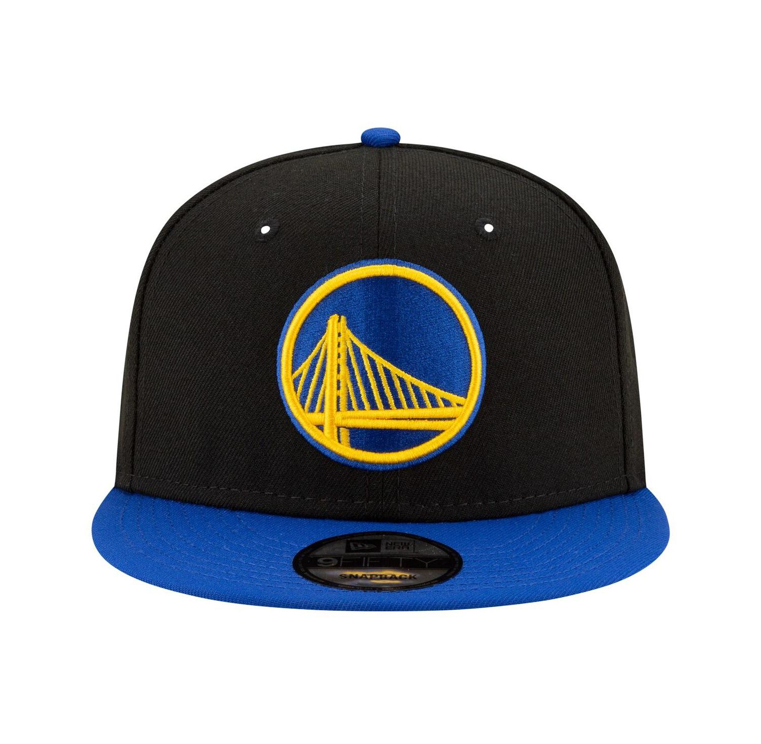 Men's Black, Royal Golden State Warriors Official Team Color 2Tone 9FIFTY Snapback Hat