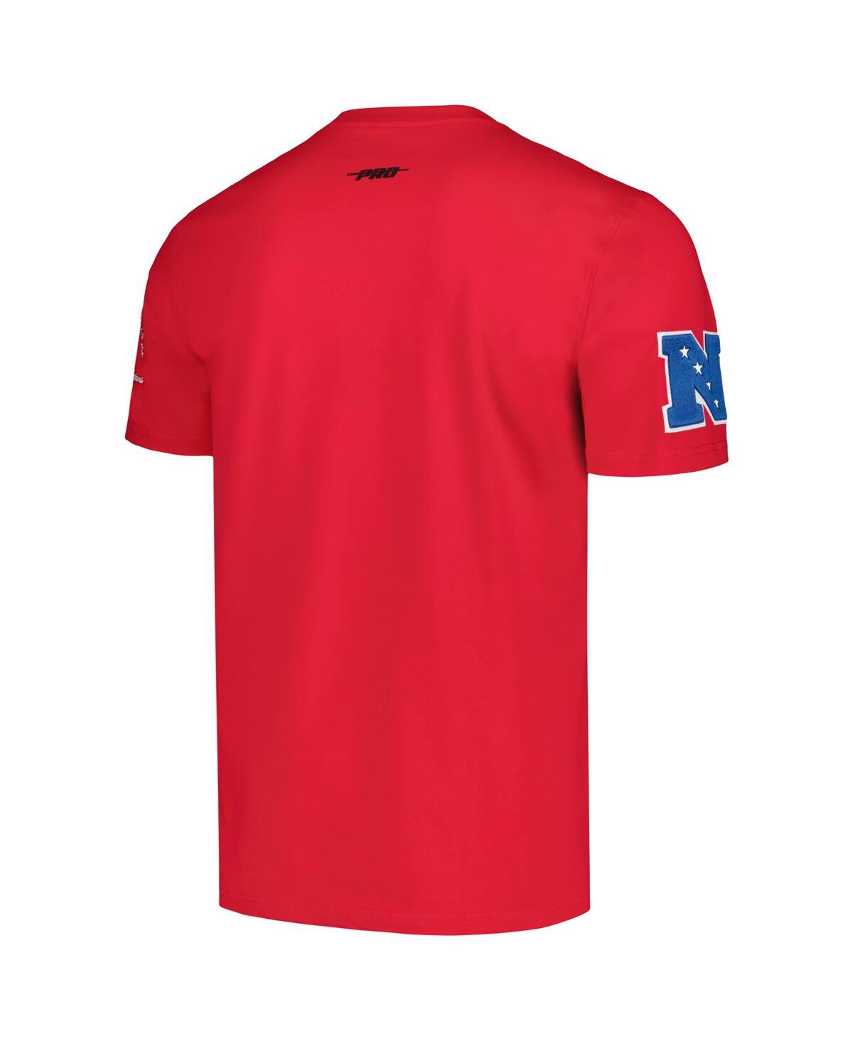 Pro Standard Scarlet San Francisco 49ers Hybrid T-shirt In Scarlet