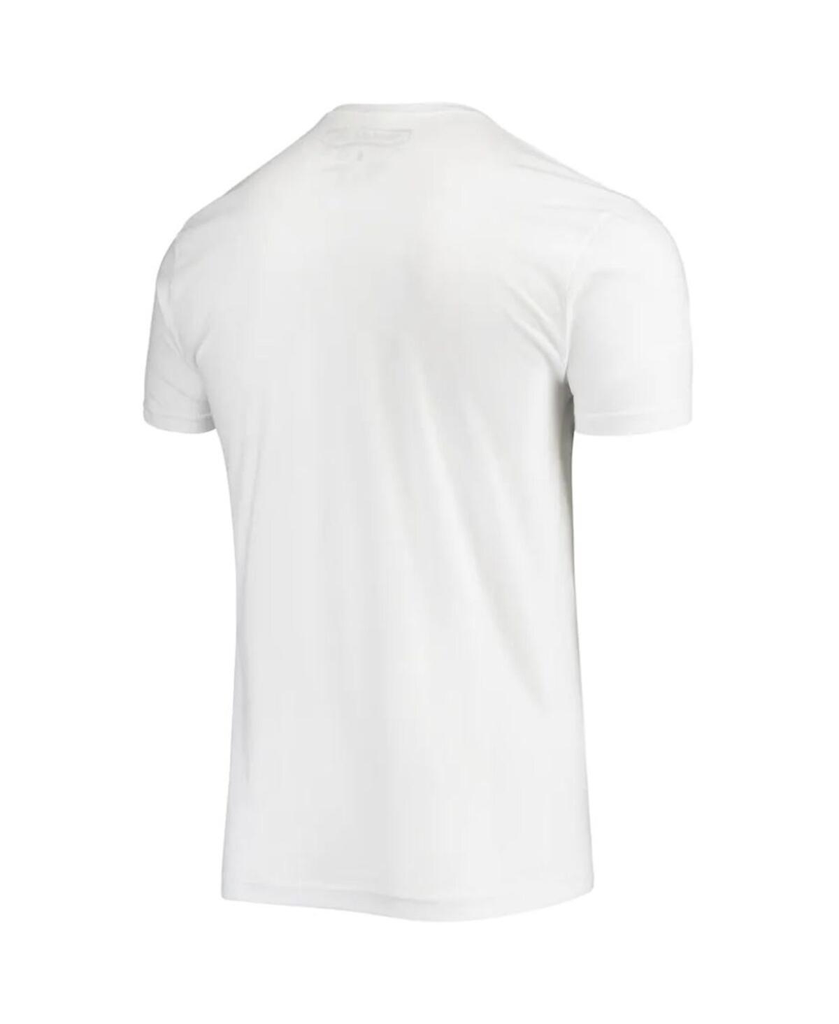 Shop Beast Mode Men's  X Se Racing White Paperboy Racing T-shirt